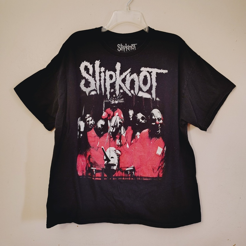 Slipknot Official Merch 25th Anniversary Album Cover Barcode Logo‎ T Shirt XL